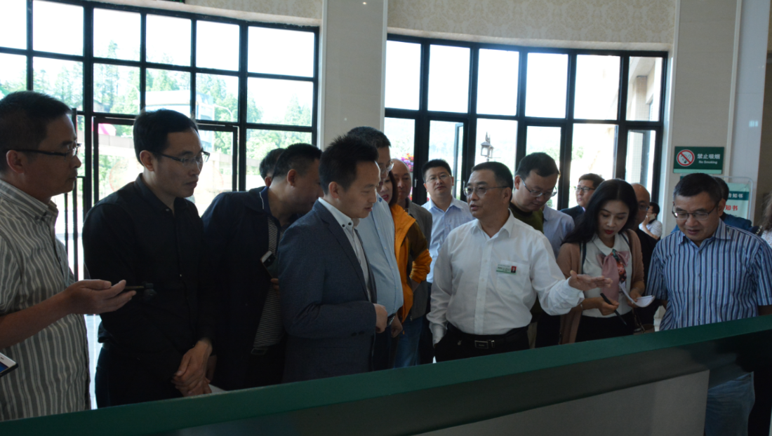 达州市卫计系统考察我院医养结合工作