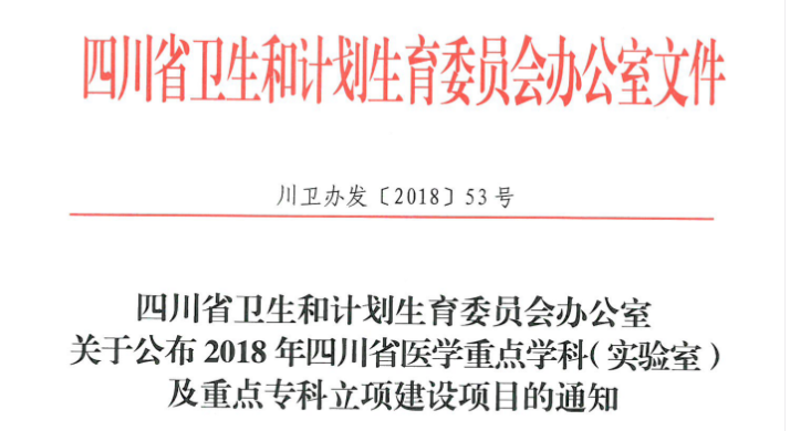我院精神科喜获省级甲级重点专科