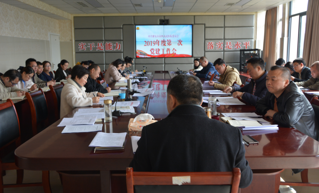 我院召开2019年度第一次党建工作会