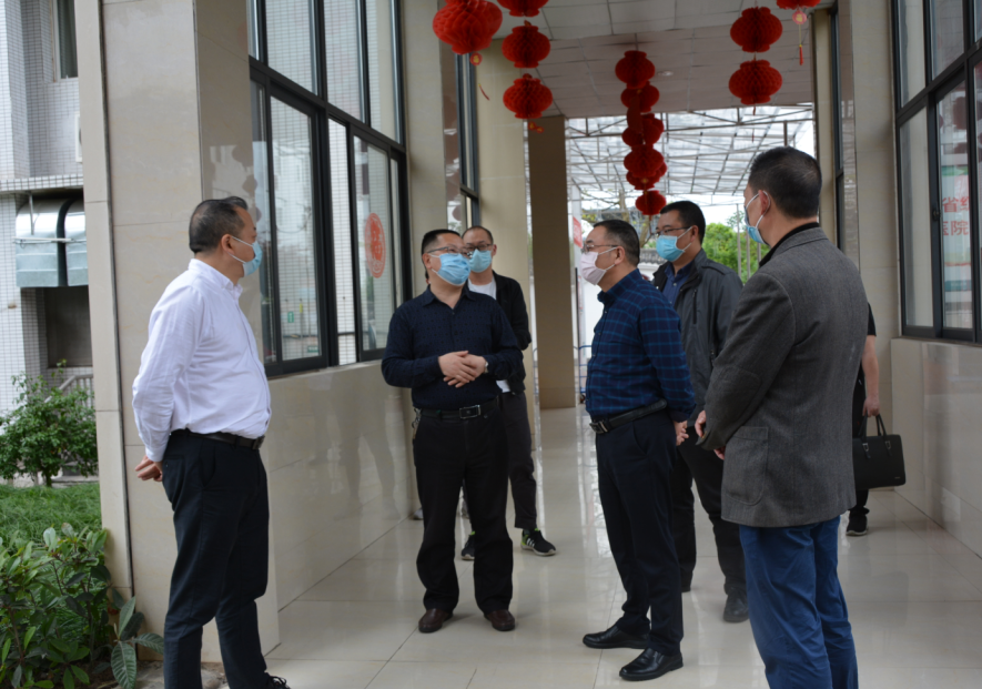 市民政局局长吴洪江一行检查指导我院疫情防控和安全生产工作