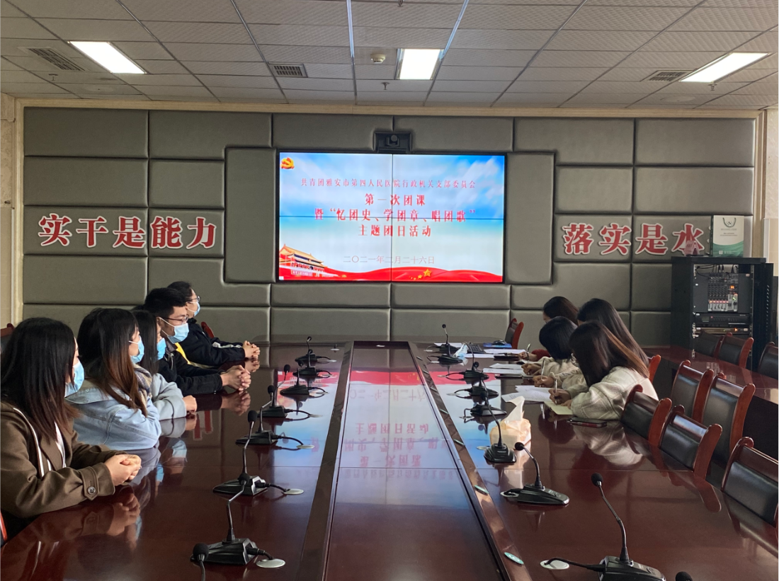 行政机关团支部召开“忆团史、学团章、唱团歌”主题团日活动暨上第一次团课