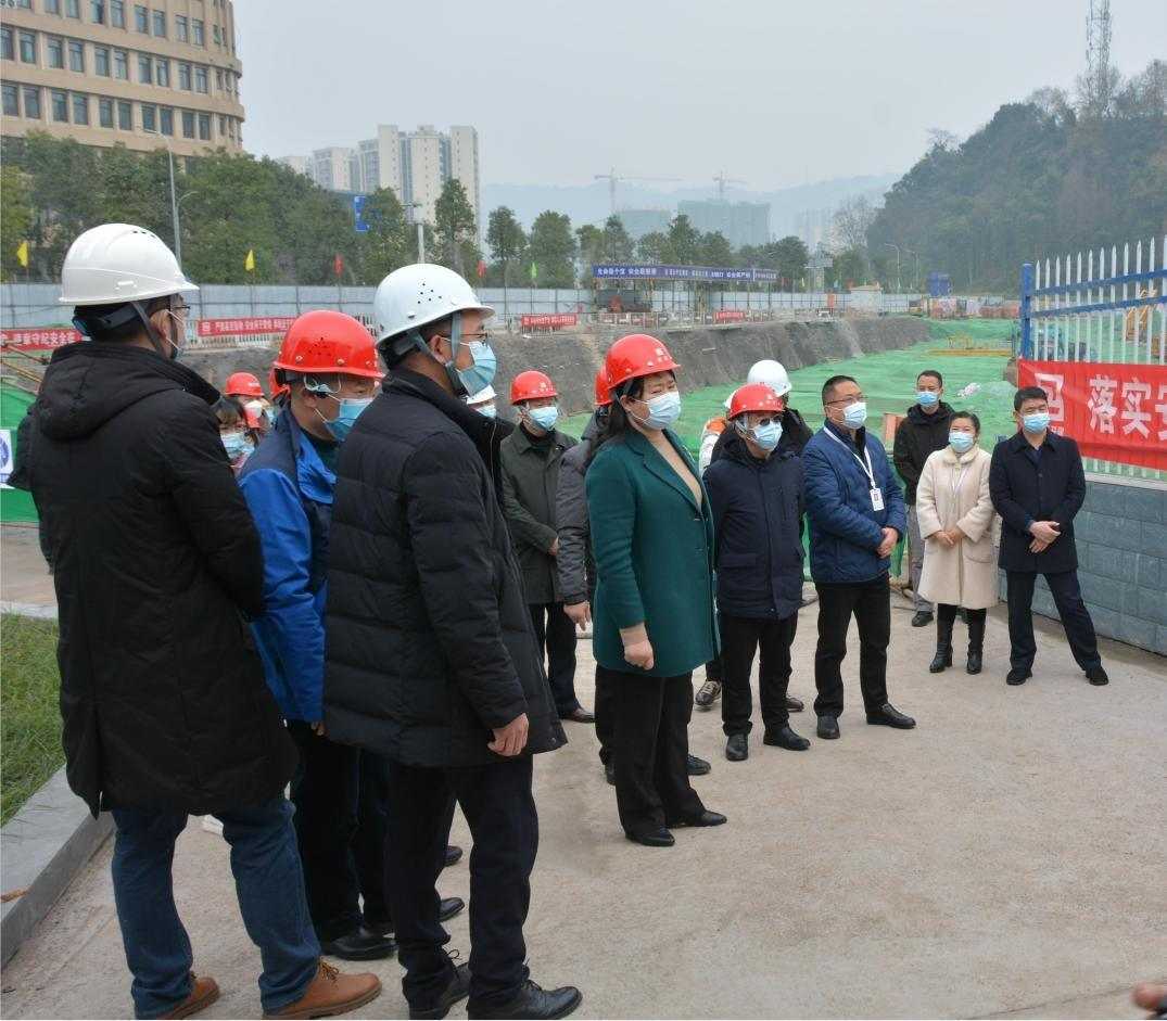 市委副书记、市长彭映梅视察华西雅安老年医学中心项目