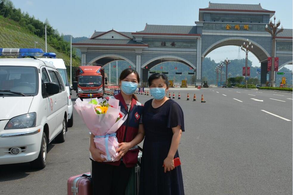 平安归来！援眉核酸检测队员凯旋归来