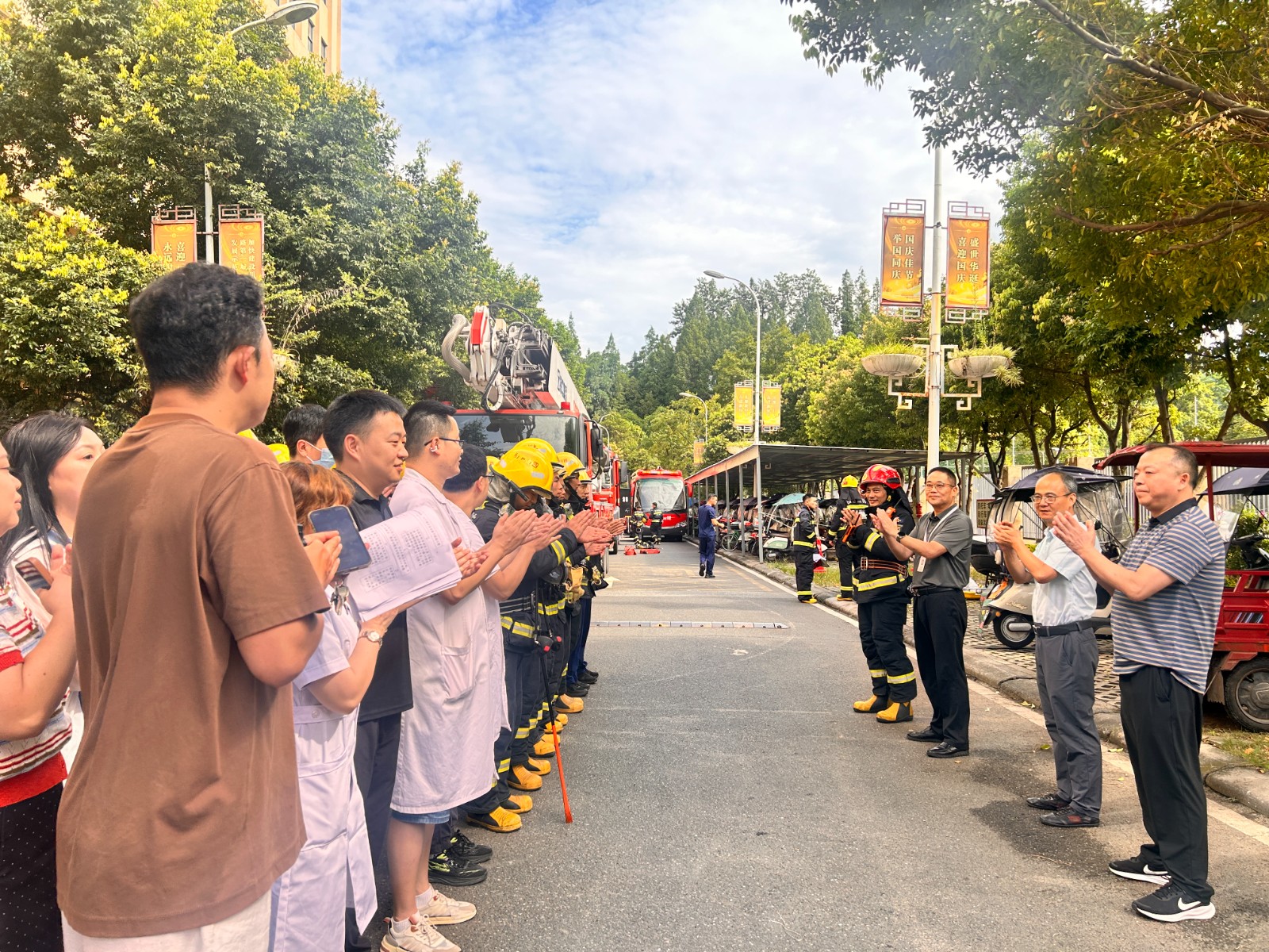 实战演练筑防线 医消联动护平安